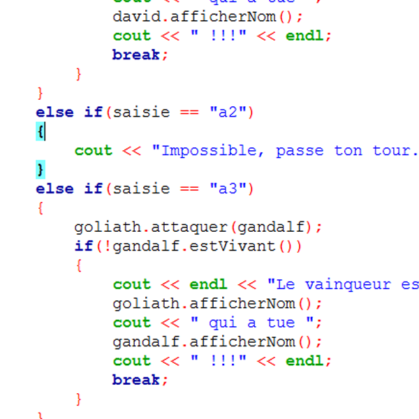 Programme C++